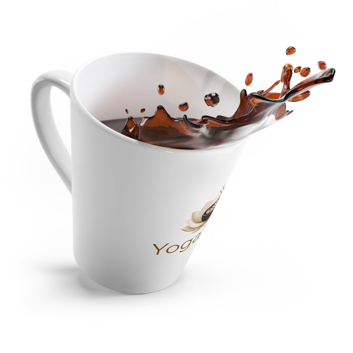 Yoga Latte Ceramic Mug — Yoga & Coffee Lovers Gift