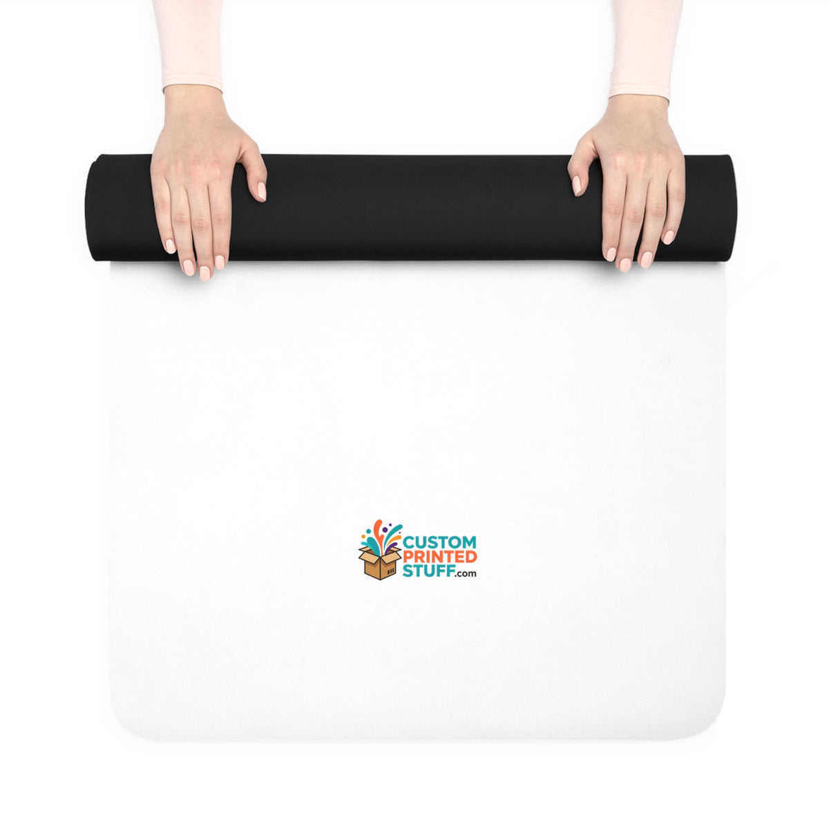 Funny Dog Yoga Mat — "To be perfectly honest, you could lose a few pounds" Rubber Mat for Pet Lovers & Gift