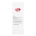 Minimalist Rubber Yoga Mat with Centered Inspirational Script — Non-Slip Exercise Mat