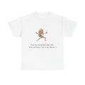 Yoga Warrior 2 — Funny Cartoon Girl with Quote