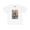 Yoga Graphic Tee — Colorful Street Art Print