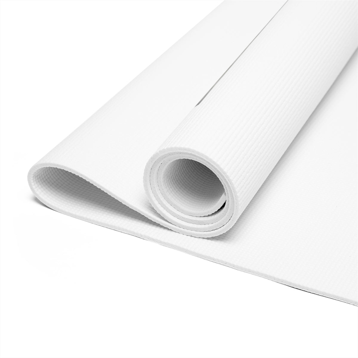 Yoga Mat — “Definitely Not Happy” Funny Cartoon Yoga Pose Mat
