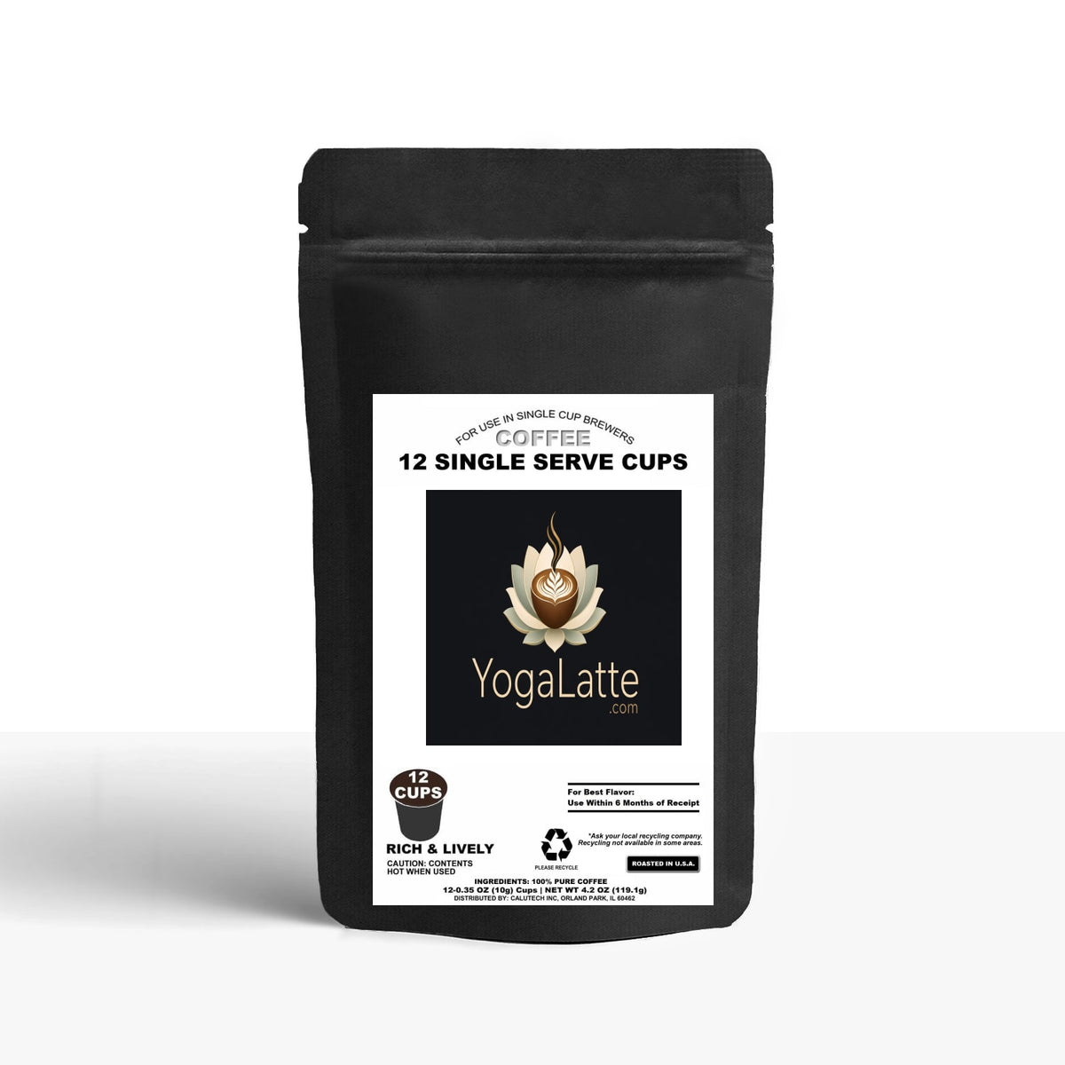 12 Pack Single Serve Coffee Capsules