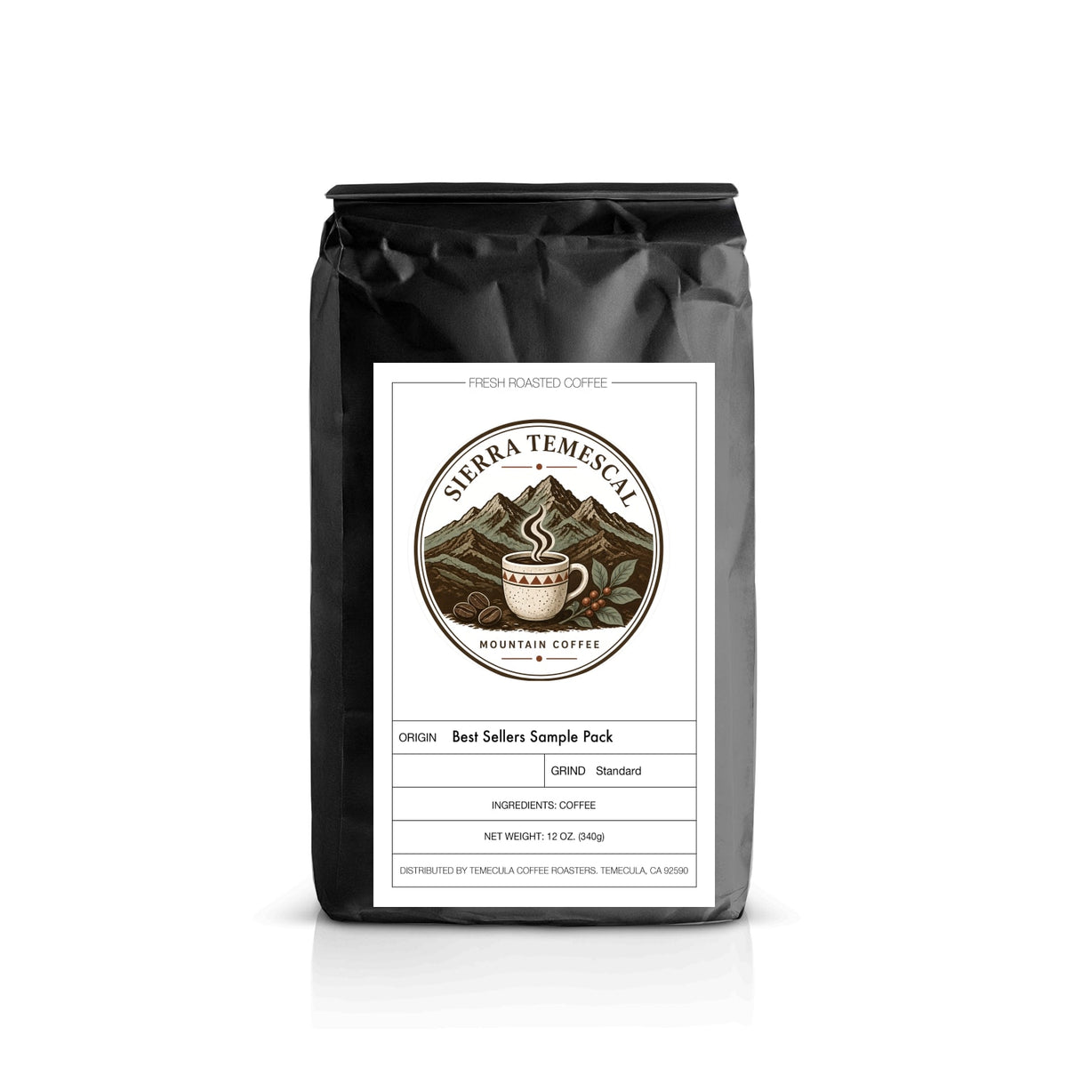 Best Sellers Sample Pack: 6Bean, Cowboy, Breakfast, Peru, Mexico, Bali